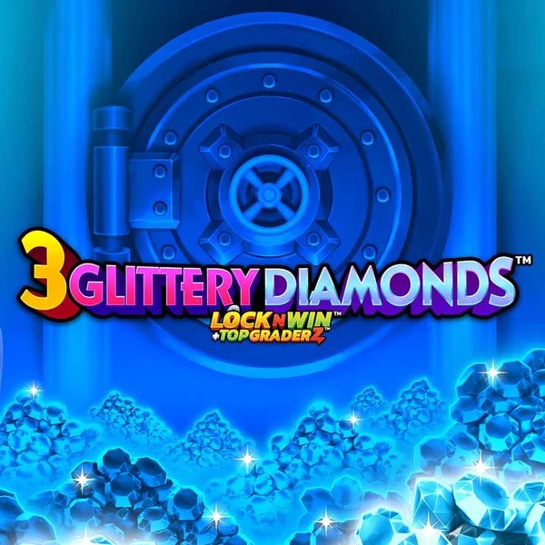3 Glittery Diamonds game by PearFiction Studios – logo hosted on Betalice Casino