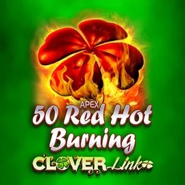 50 Red Hot Burning Clover Links by Novomatic, showcased at betalicecasino.org – game logo