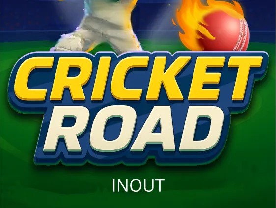 Cricket Road slot logo by InOut at Betalice Casino