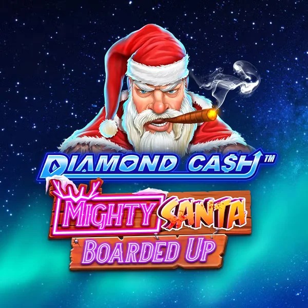 Diamond Cash Mighty Santa Boarded Up logo by Greentube Betalice Casino