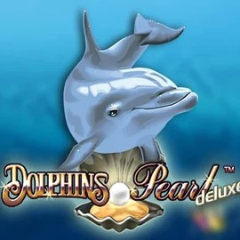 Dolphins Pearl Deluxe online game logo by Novomatic on betalicecasino.org