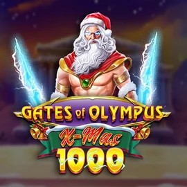 Gates of Olympus Xmas 1000 online game logo by Pragmatic Play on betalicecasino.org
