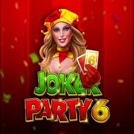 Joker Party 6 slot logo by Greentube at Betalice Casino